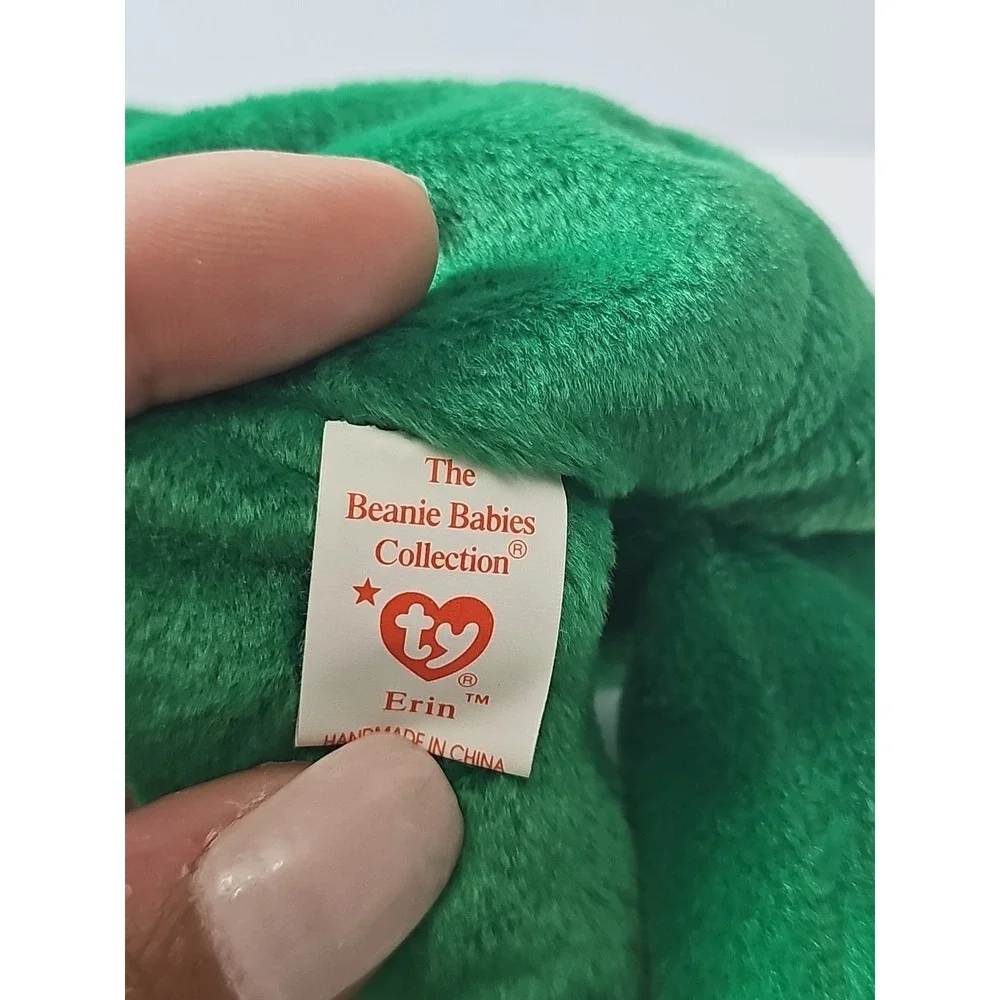 Ty Beanie Baby Erin The Bear‎ 1997 Retired Plush Toy (2)